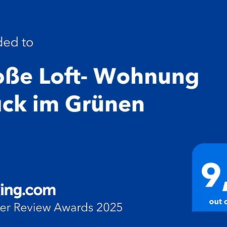 Grosse Loft- Glueck Im Gruenen *